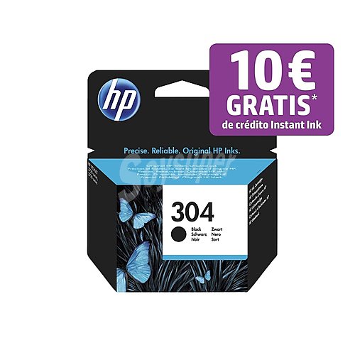 Cartucho de tinta original HP 304 N9K06AE, negro