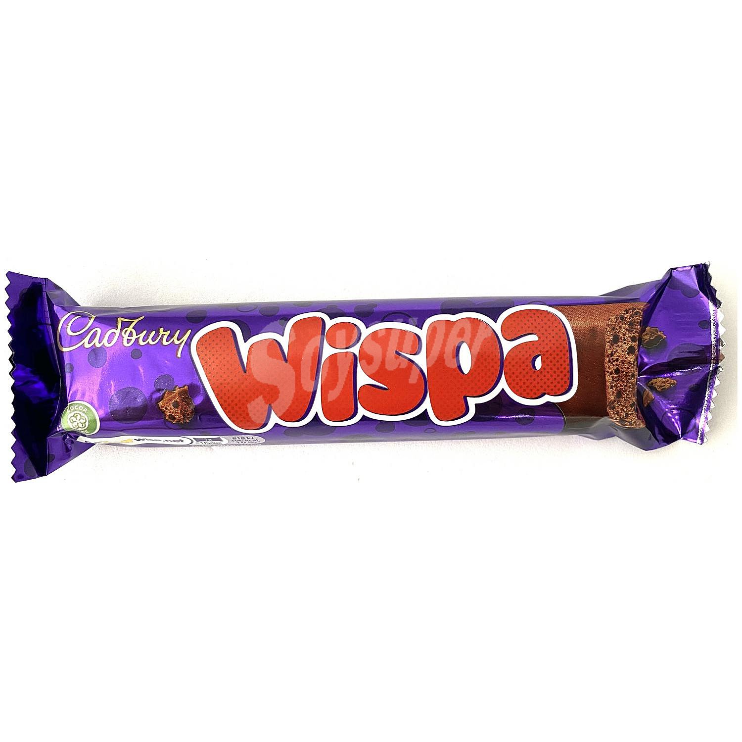 Barrita de chocolate Wispa Cadbury