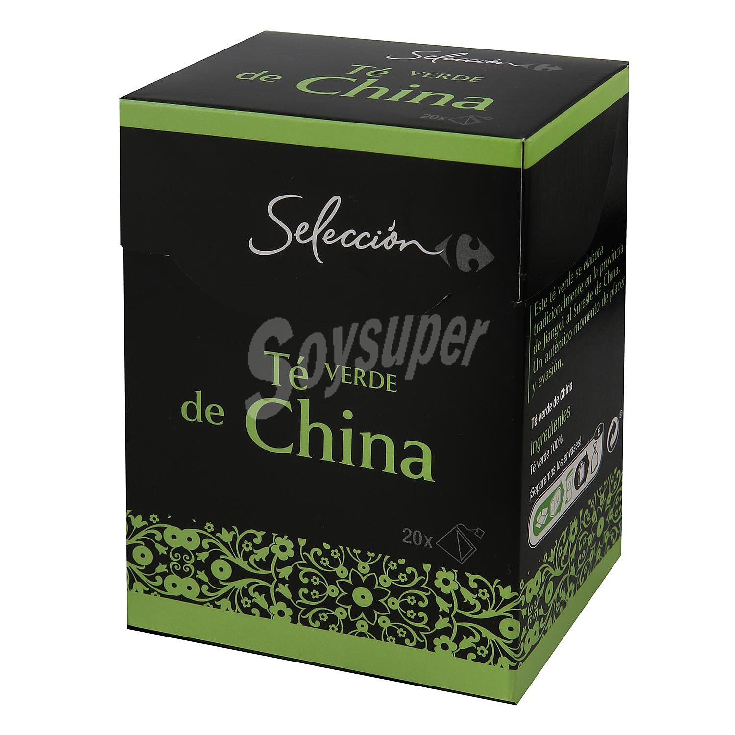 Té verde de china Carrefour Selección