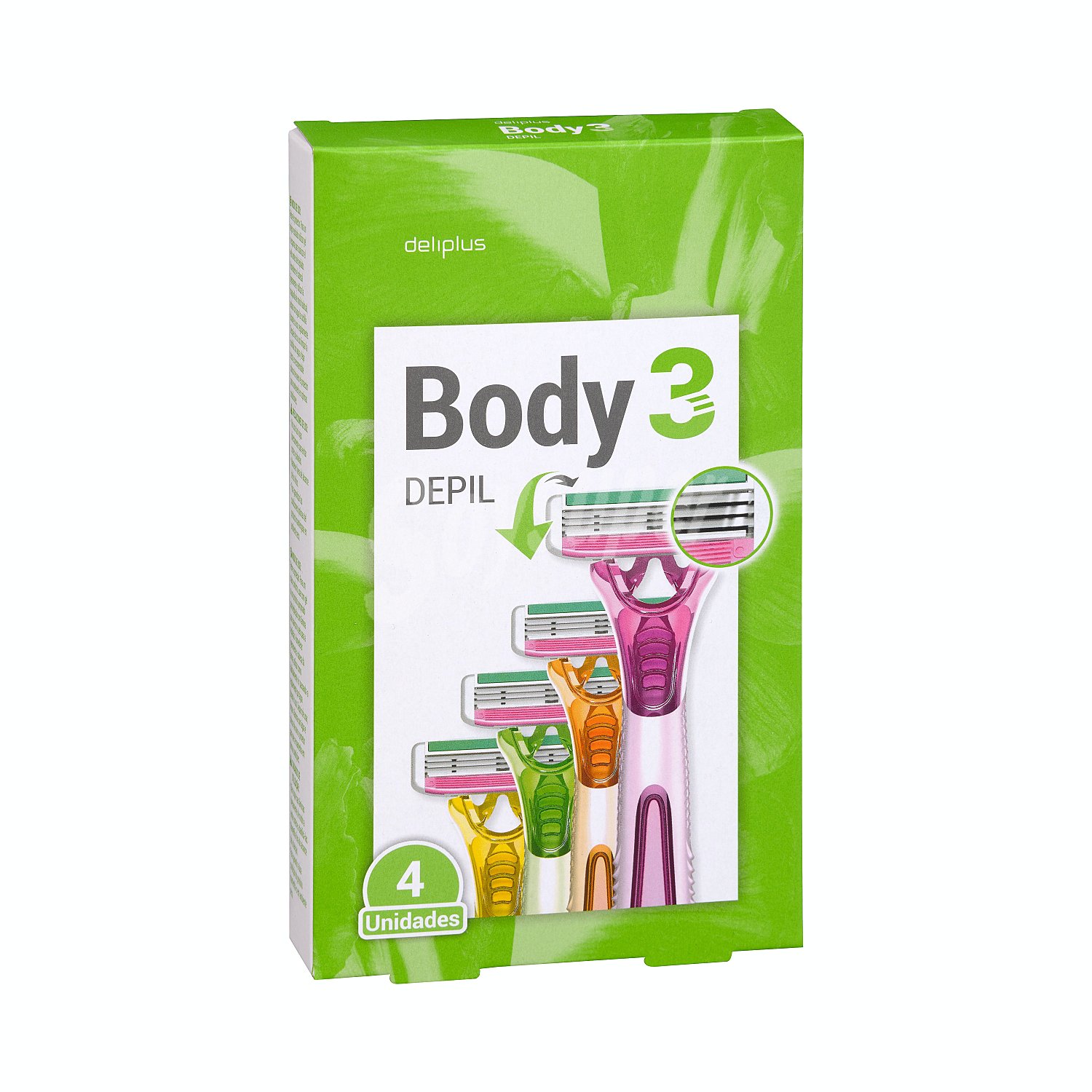 Maquinilla depilacion body desechable 3 hojas