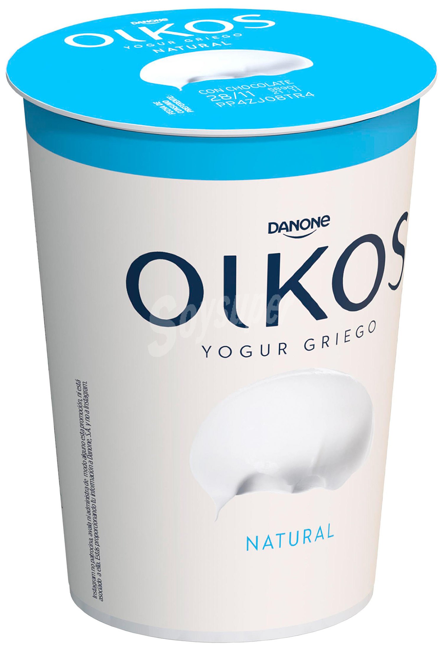 Yogur griego natural Danone Oikos