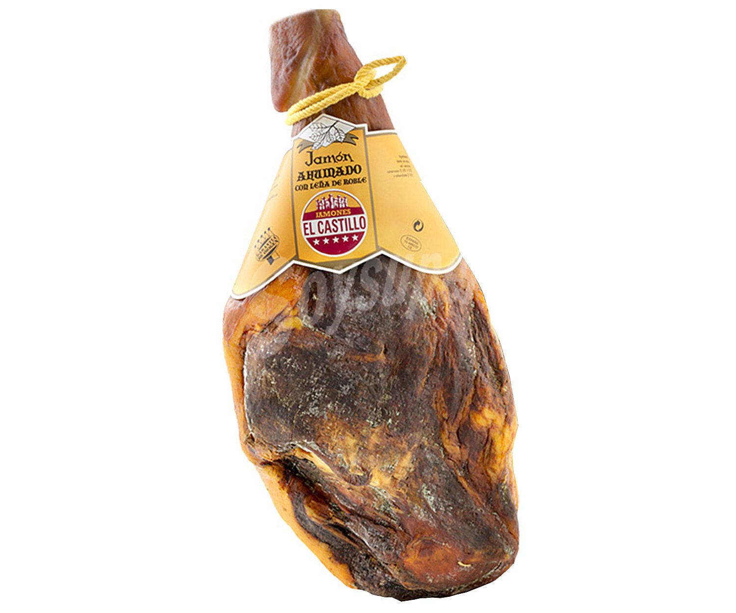 Jamón curado ahumado con leña de Roble