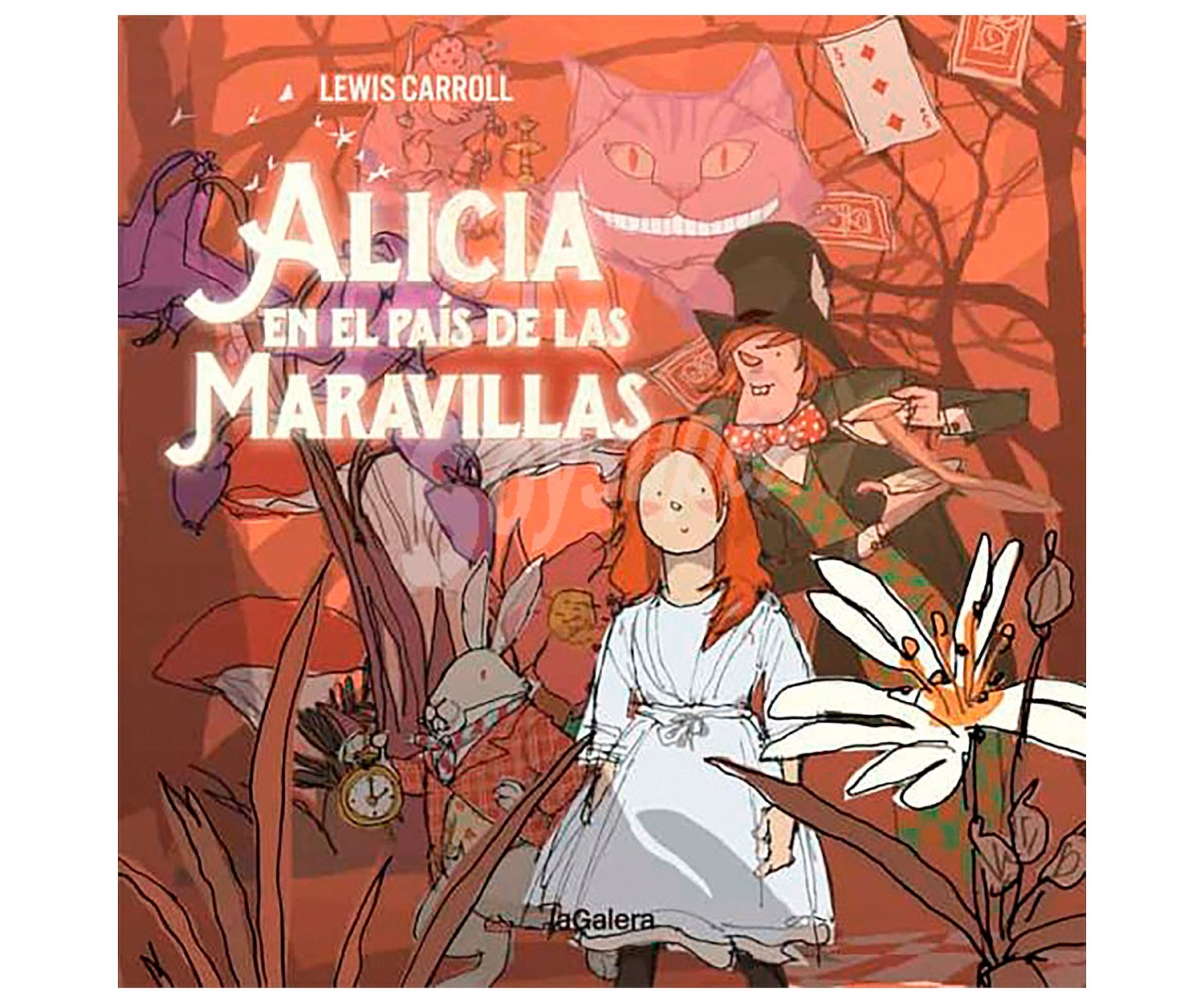 Alicia en el País de las Maravillas, lewis carroll. Género: clásicos, infnatil. Editorial La Galera.