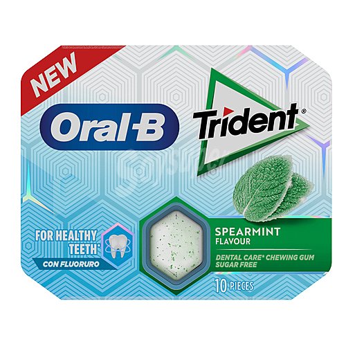 Trident Chicles de hierbabuena en grageas trident oral B