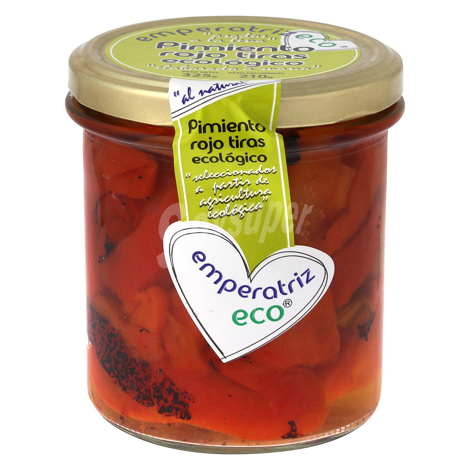 Pimiento rojo en tiras ecológico Emperatriz eco