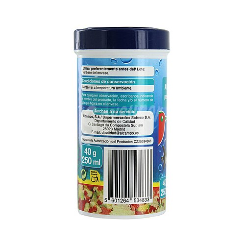 Producto alcampo Alimento para peces tropicales producto alcampo