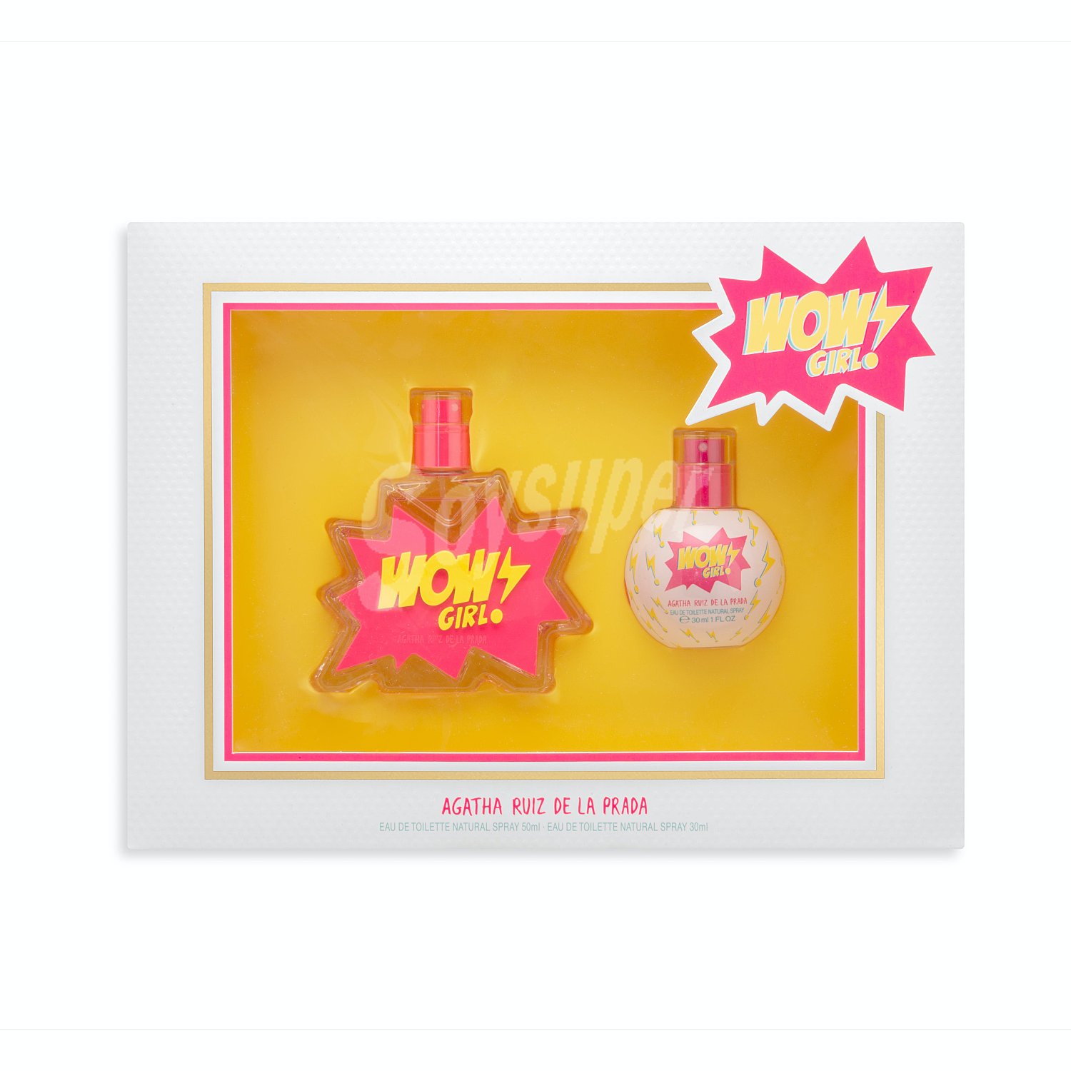 Lote mujer wow girl eau toilette 50 ml vaporizador + eau toilette 30 ml vaporizador