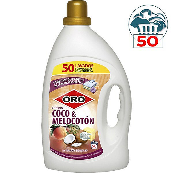 Detergente líquido coco & melocotón