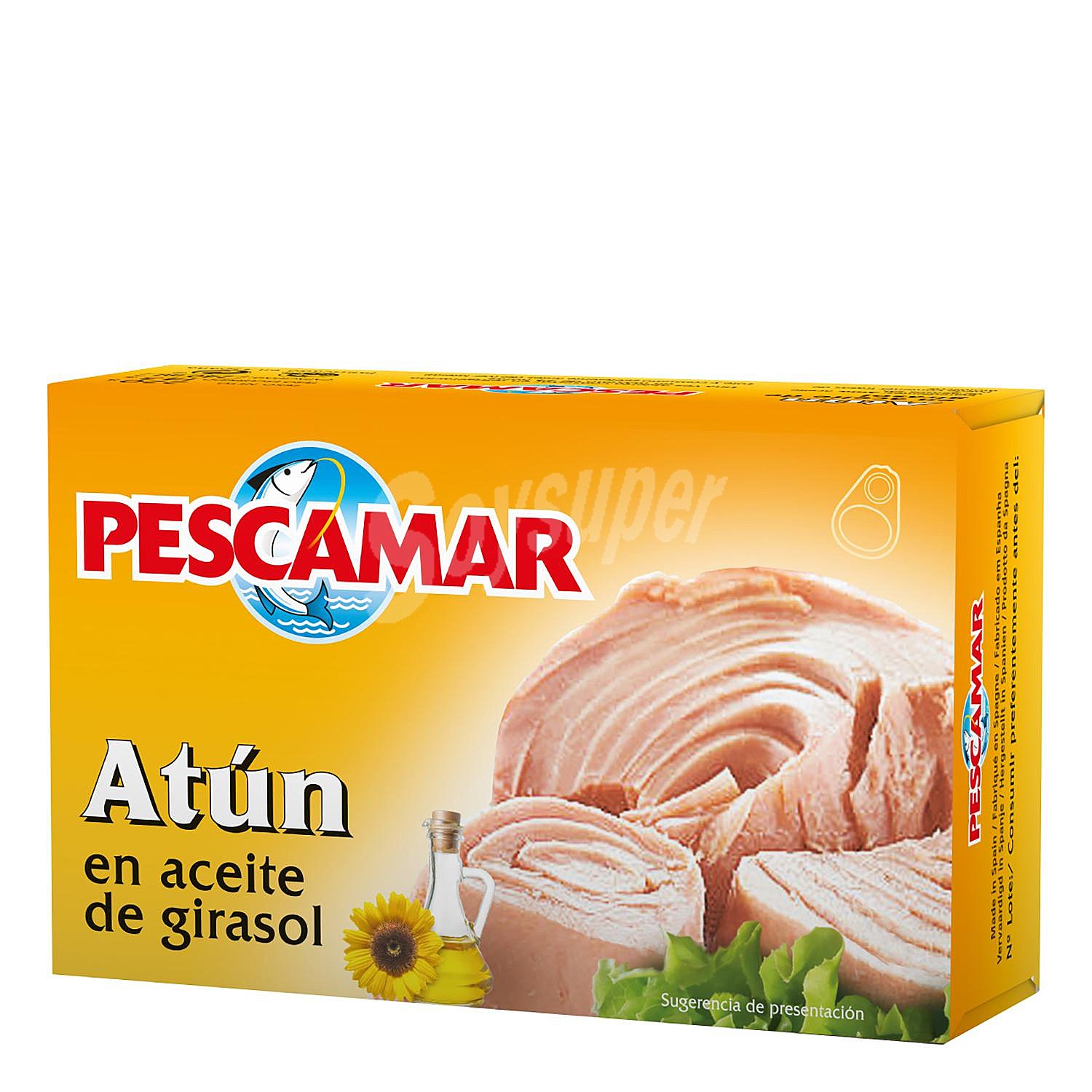 Atún en aceite vegetal Pescamar