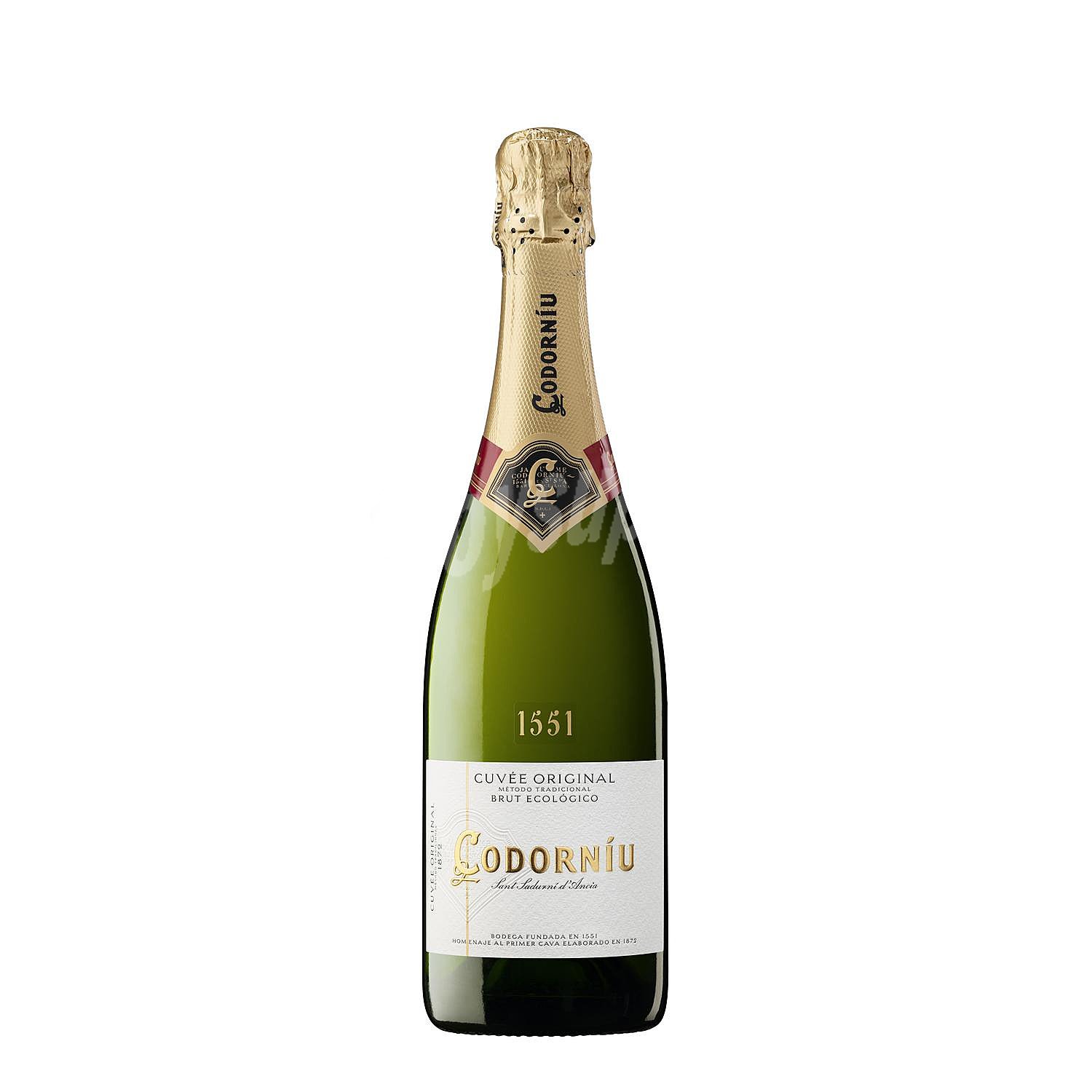 Cava brut ecológico, elaborado siguiendo el método tradicional 1551