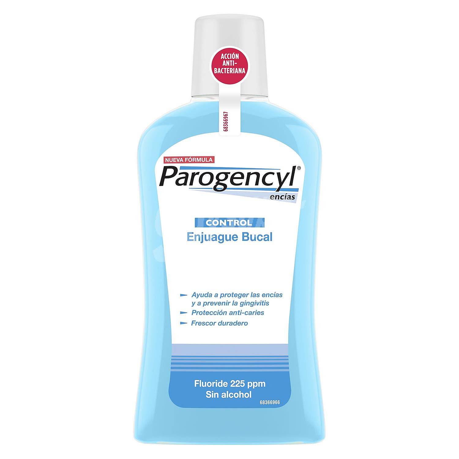 Enjuague bucal anti-bacteriano sabor menta Encías Control Parogencyl