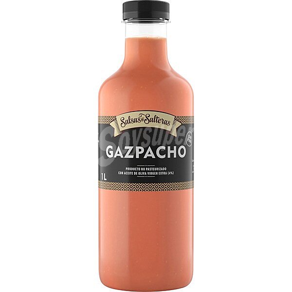 Gazpacho fresco andaluz no pasteurizado con aceite de oliva virgen extra