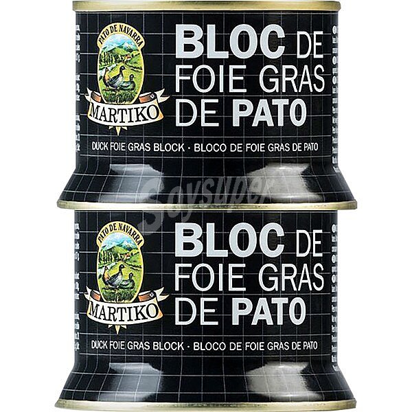 Bloc de foie gras de pato