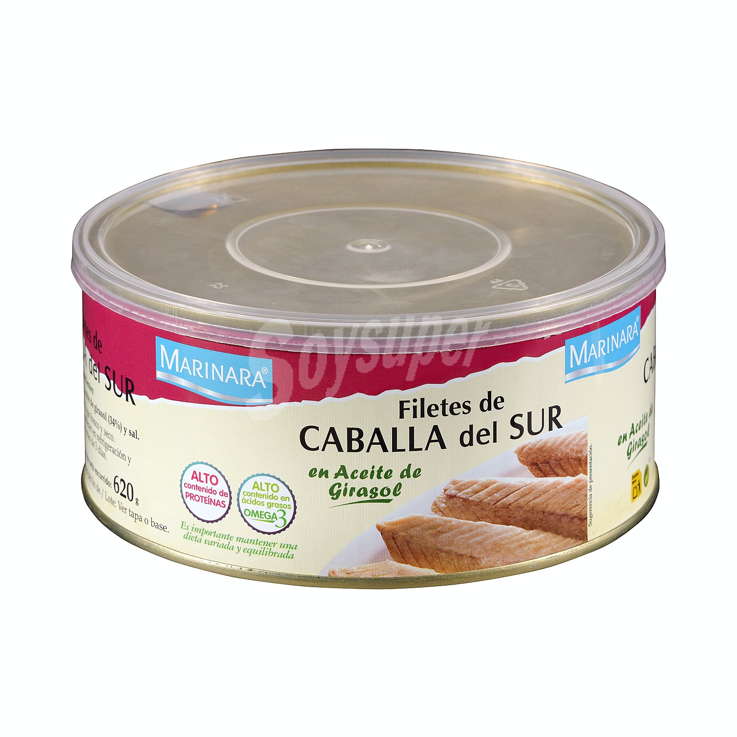 Caballa sur filete aceite girasol