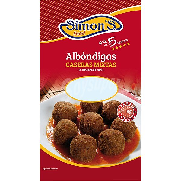 Albóndigas caseras mixtas