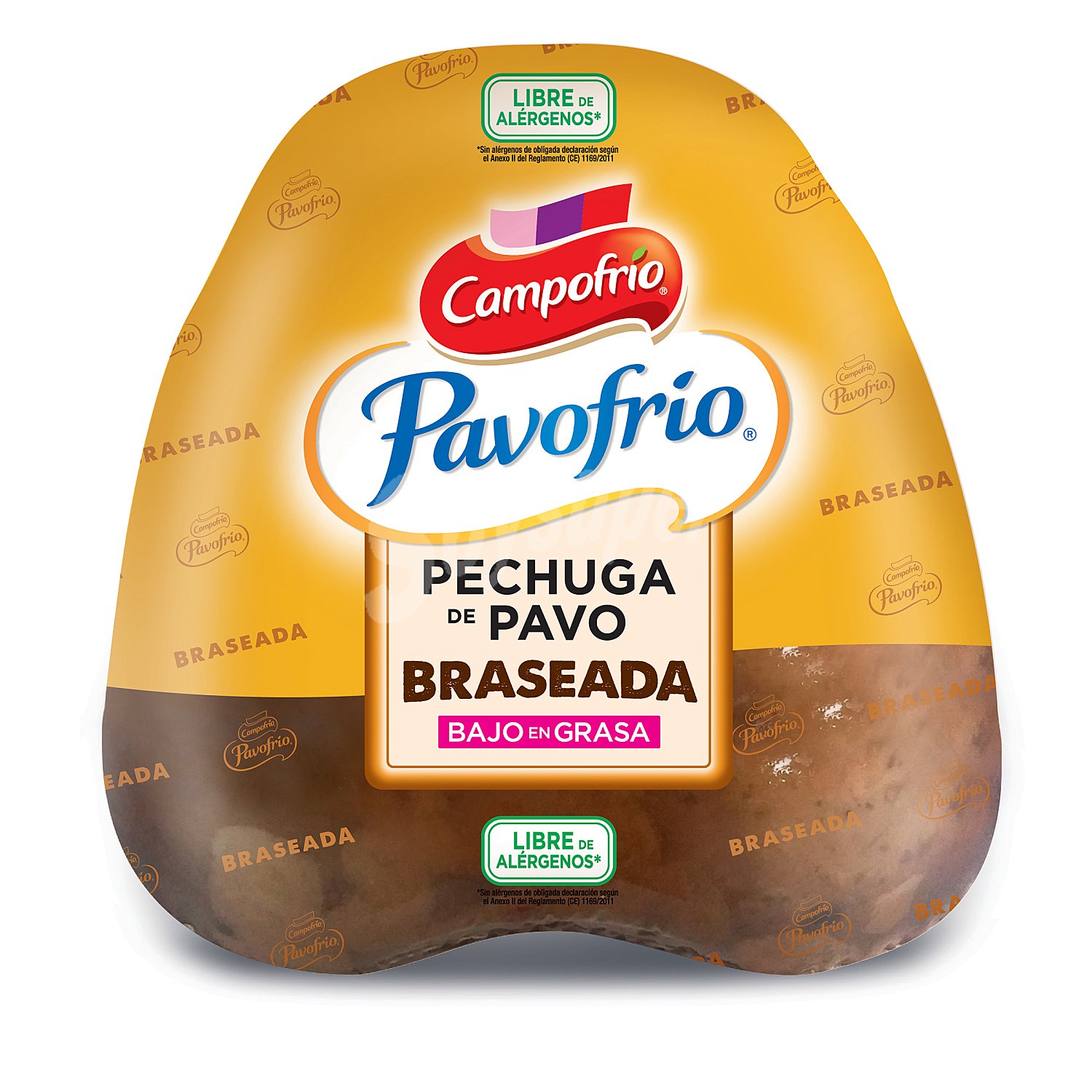 Pechuga de pavo braseada al horno en lonchas