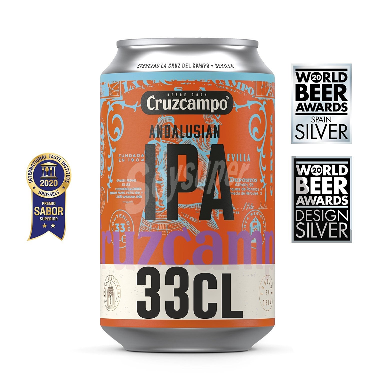 Cerveza especial andalusian ipa lata 33 cl