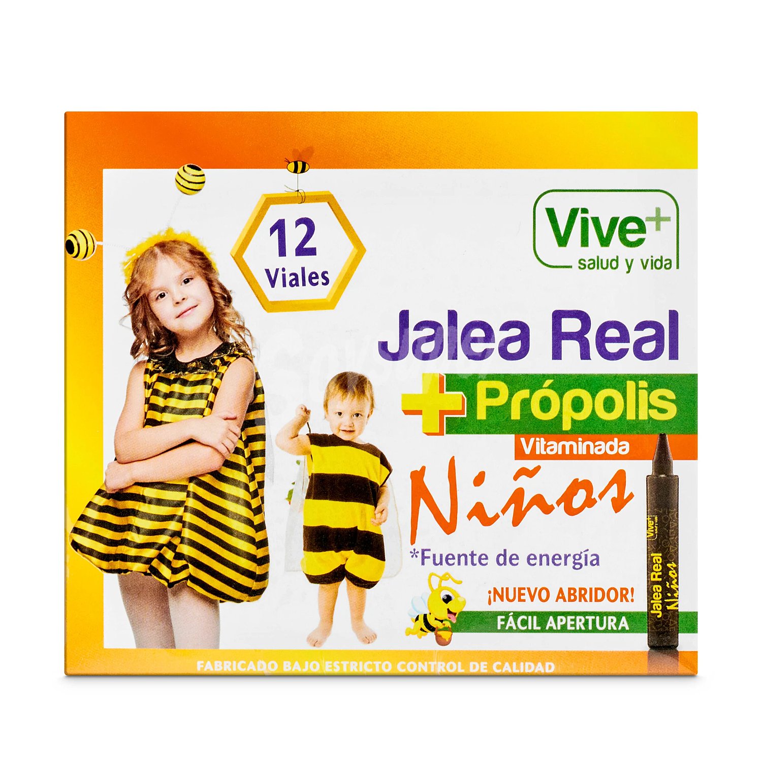 Complemento alimenticio de jalea real para niños vive plus