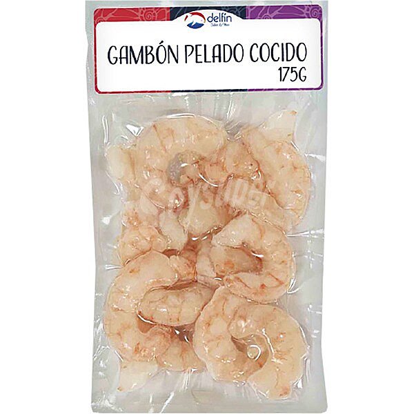 Gambón pelado cocido envase 175 g neto escurrido