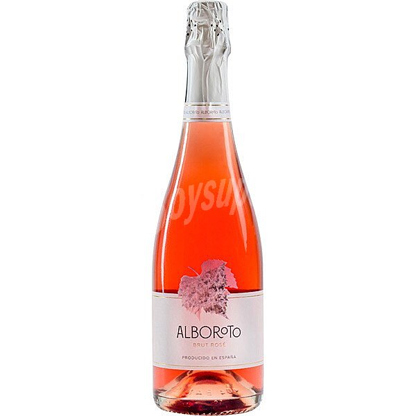 Vino rosado espumoso brut de Andalucía