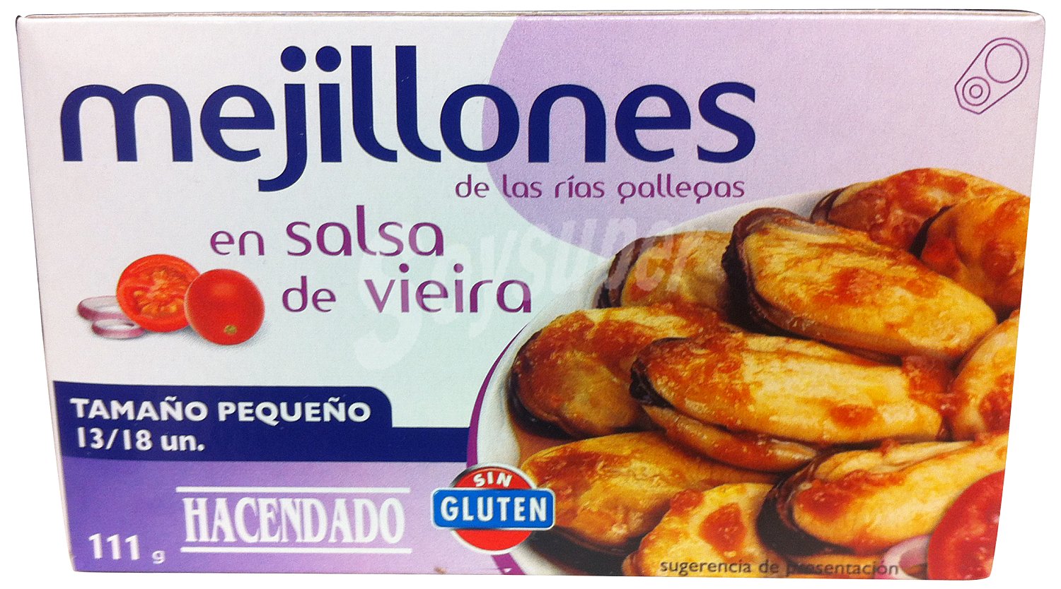 Mejillon salsa vieira 13/18 pequeños