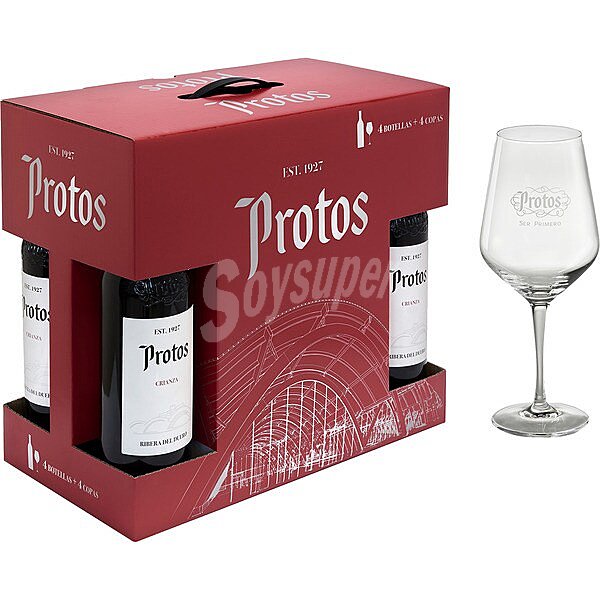 Vino tinto crianza DO Ribera del Duero caja