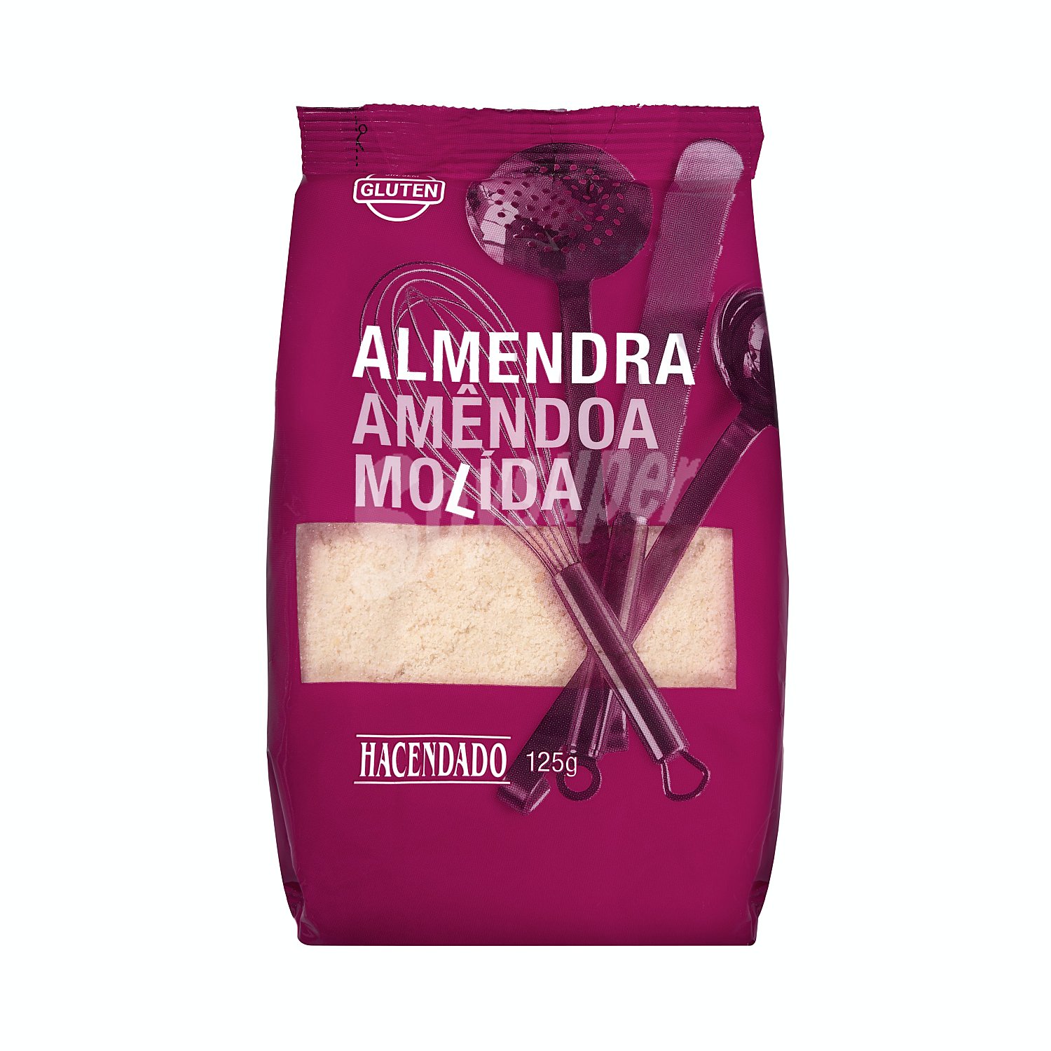 Almendra cruda molida