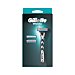 Gillette Máquina de afeitar, con cabezal basculante de 3 hojas y 2 recambios gillette Mach 3