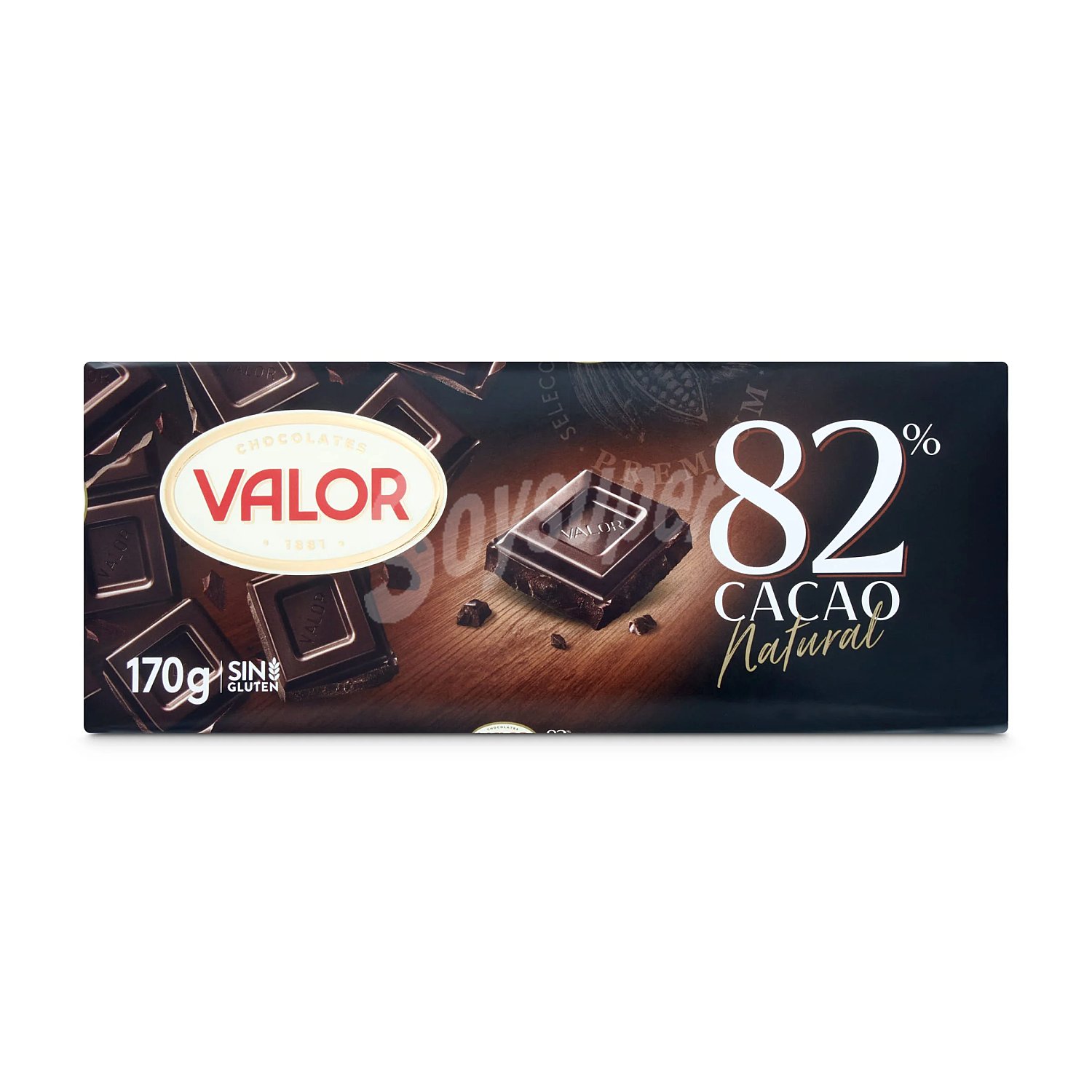 Chocolate negro 82% cacao especial valor