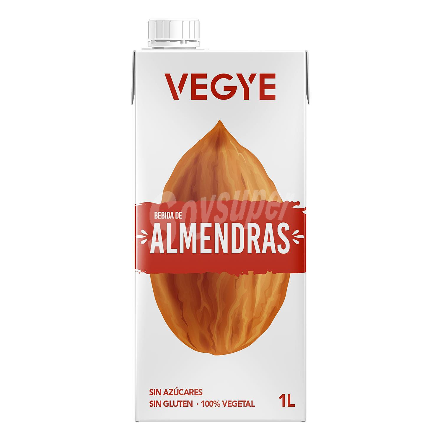 Bebida de almendras sin azúcar Vegye sin gluten