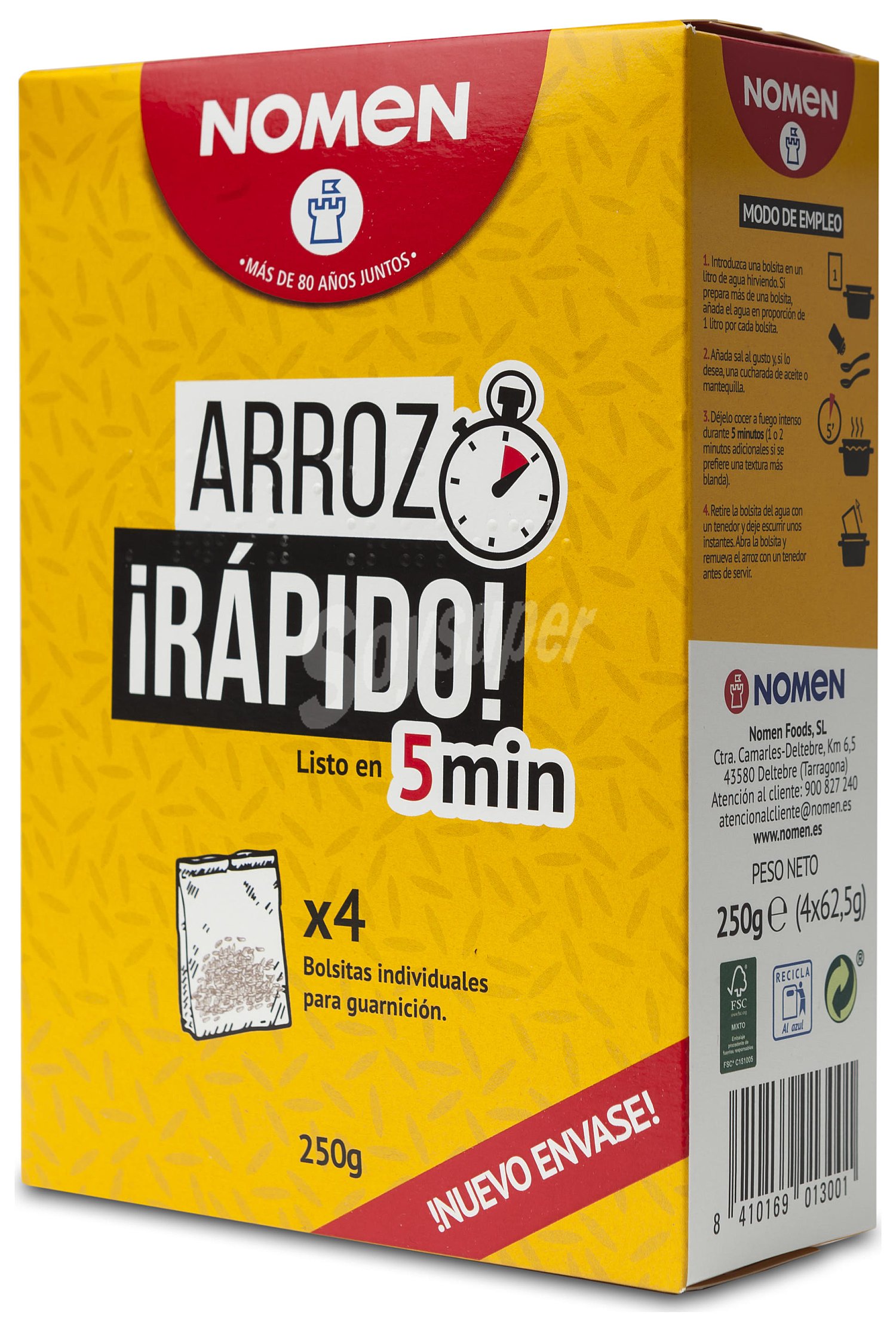 Arroz rápido