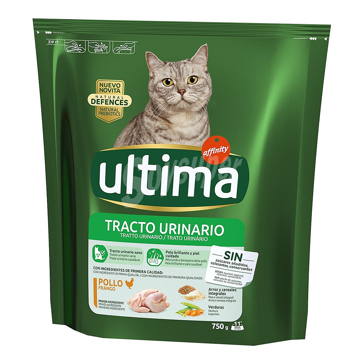 Alimento para gatos control tracto urinario