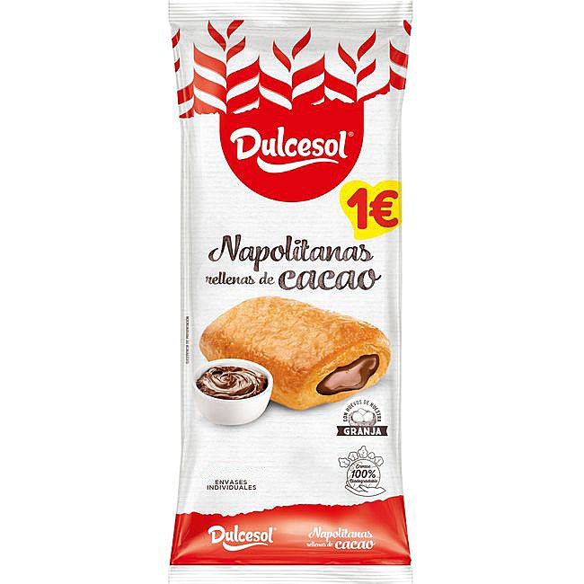 Napolitanas de cacao