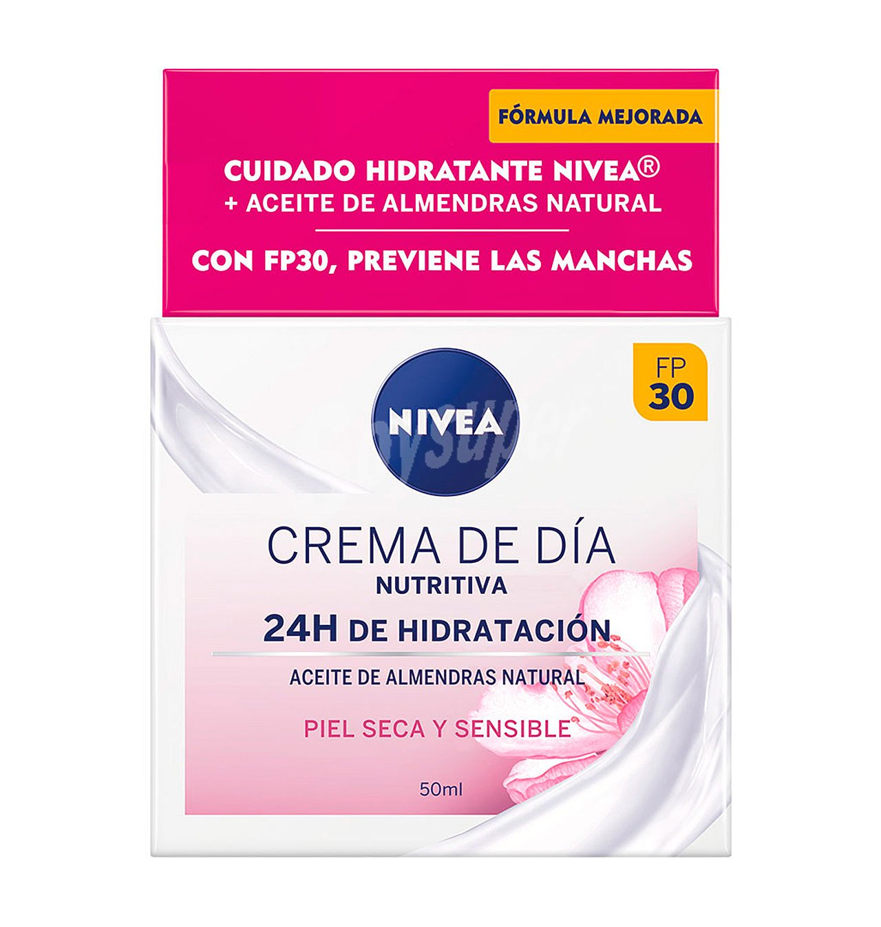 Crema día nivea visage nutritiva piel seca y sensible