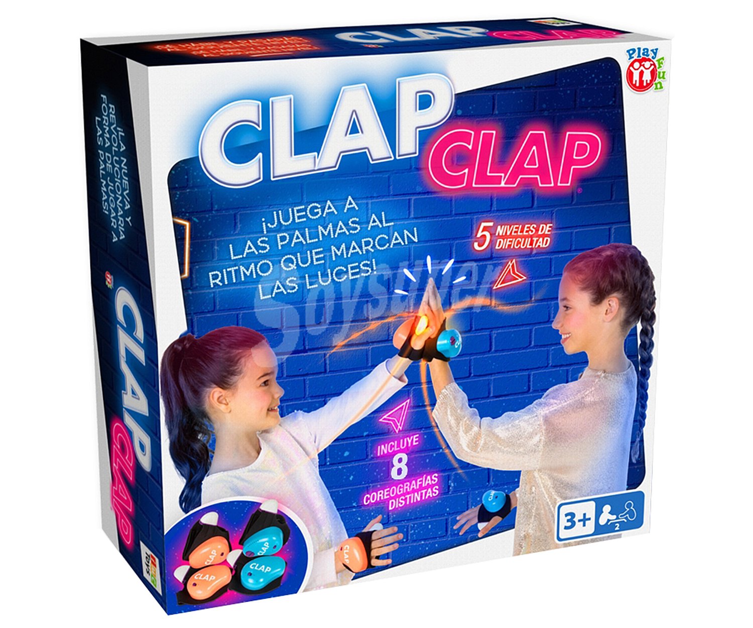 Juego de mesa infantil de movimiento Clap Clap, 2 jugadores,