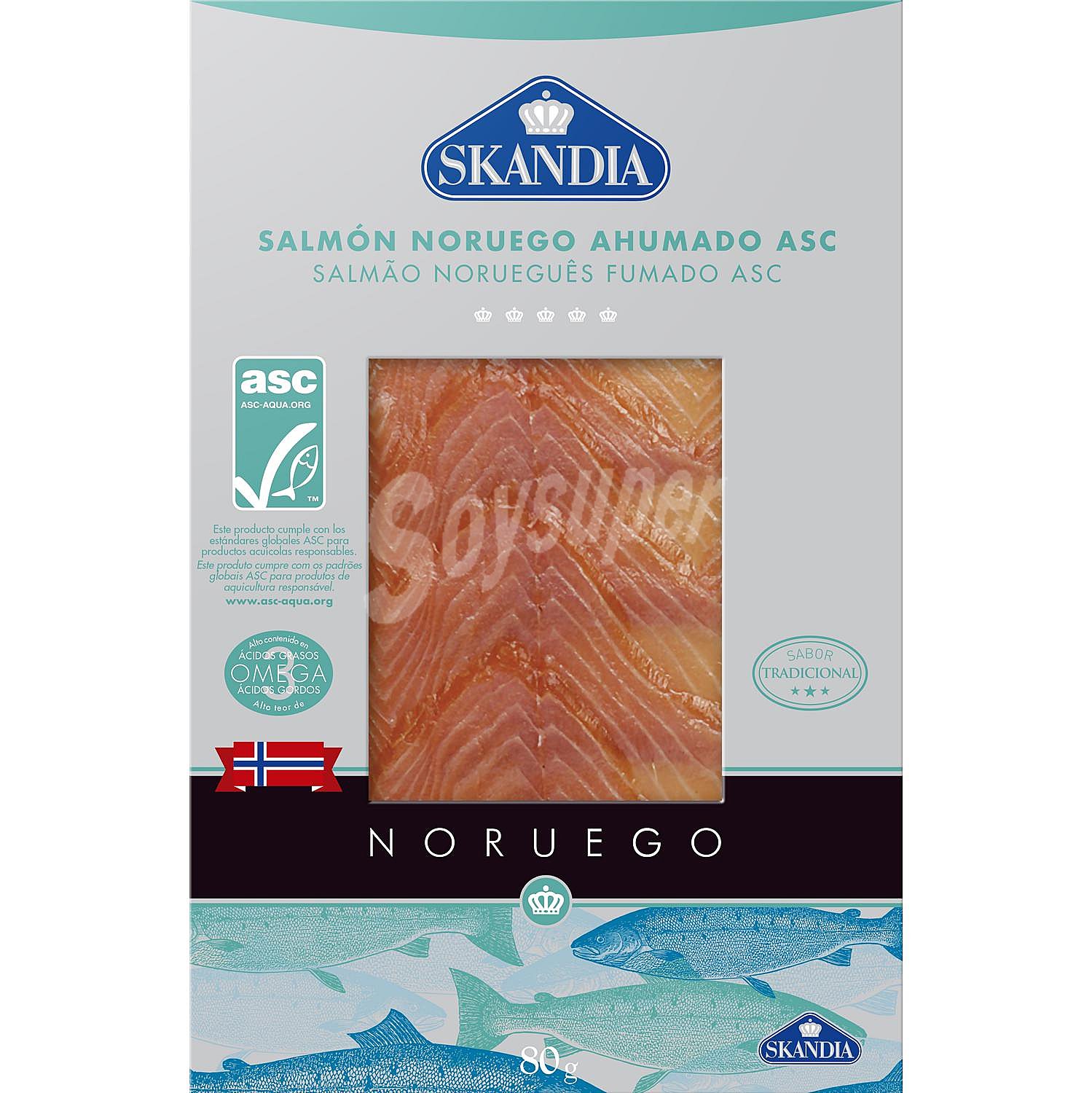 Salmón ahumado noruego asc Skandia