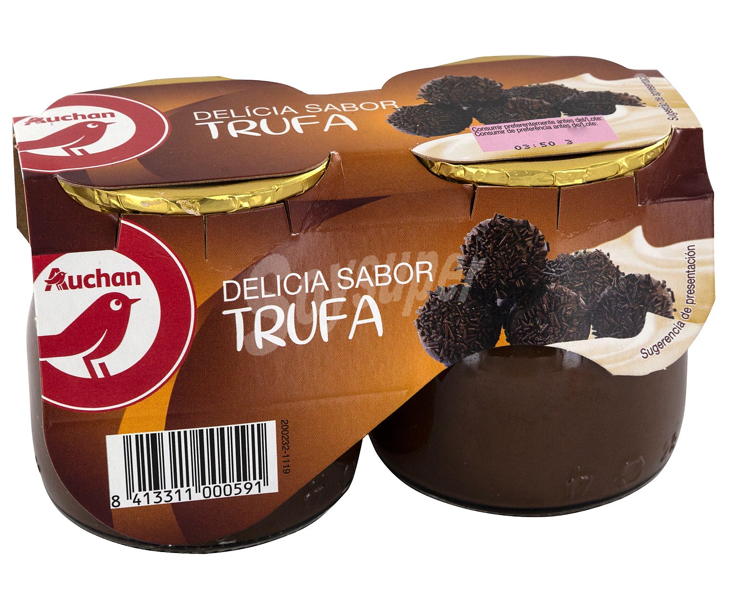 Producto alcampo Postre lácteo con sabor a trufa producto alcampo