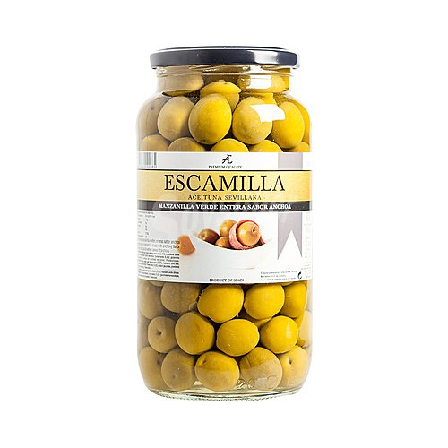 Escamilla Aceitunas verdes Manzanilla sabor anchoa escamilla