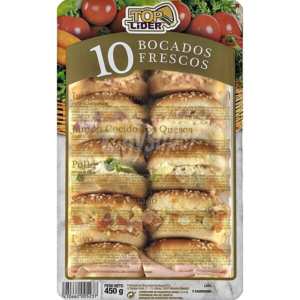 10 bocados