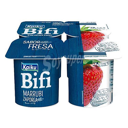 Kaiku Bifidus con sabor a fresa kaiku Bifi