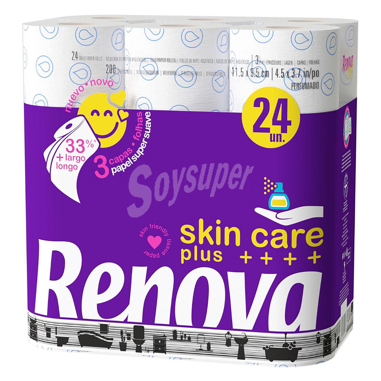 Papel higiénico Skin Care Plus Renova