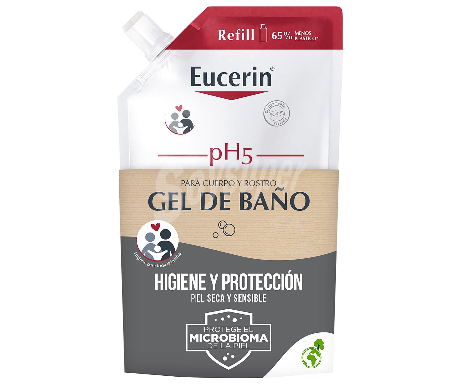 Eucerin Gel para baño o ducha (cuerpo y rostro), especial pieles secas y sensibles eucerin