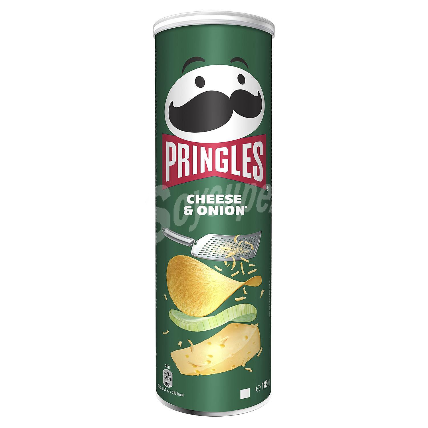 Aperitivo de patata sabor queso y cebolla Pringles