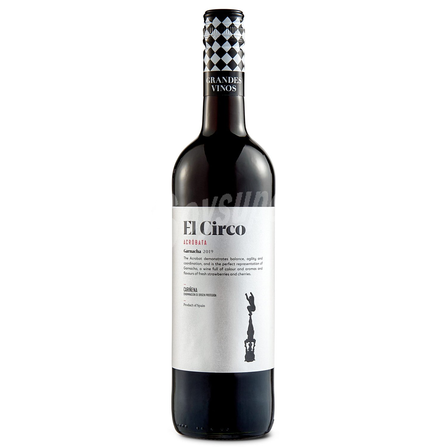 Vino tinto garnacha D.O. Cariñena El circo