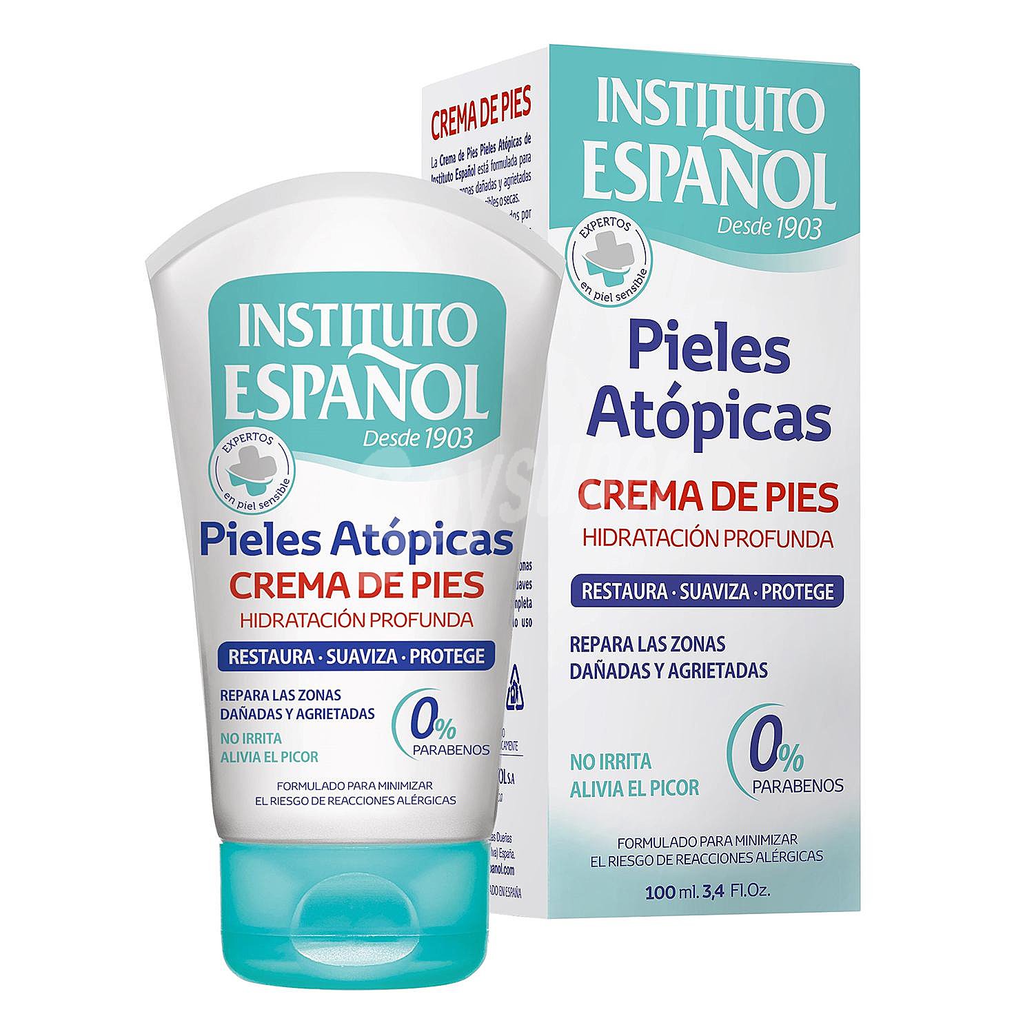 Crema para pies pieles atópicas Instituto Español