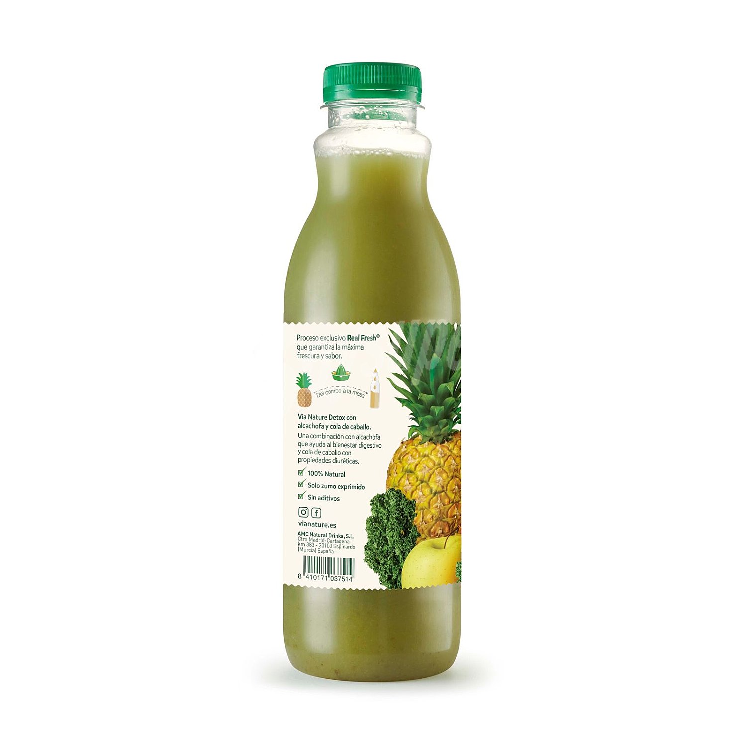 VÍA nature Zumo de kale, piña, pera y manzana VIA nature