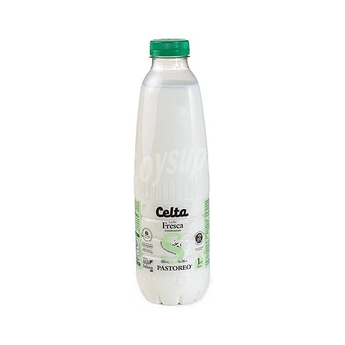 Celta Leche fresca semidesnatada de vaca de pastoreo celta Pastoreo