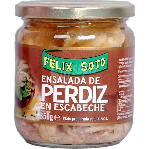 Ensalada de perdiz en escabeche