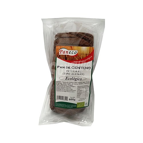 Paneco Pan de centeno integral, tipo alemán , ecológicopaneco