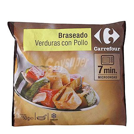 Braseado Verdura con pollo Carrefour